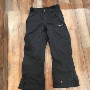 Youth Quick silver snowboarding pants black